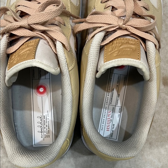 Nike Beige and White Sneakers - Picture 4 of 6